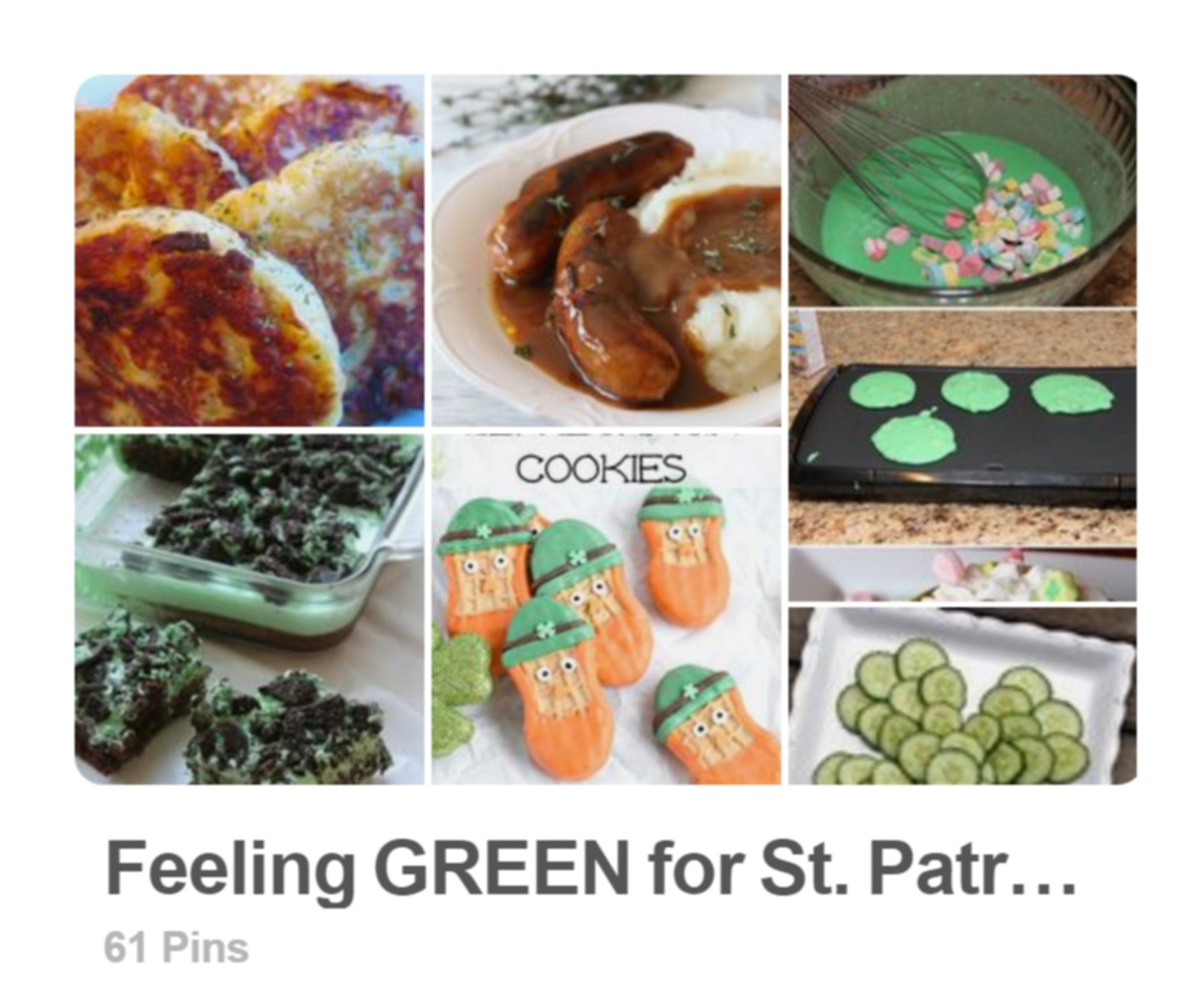 Break out the green . . . it's almost St Patrick's Day!!